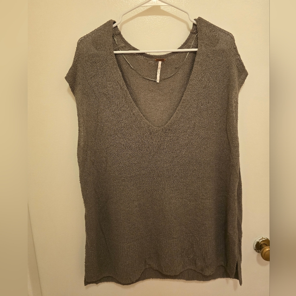 Free People Sleeveless Knit Top Xs